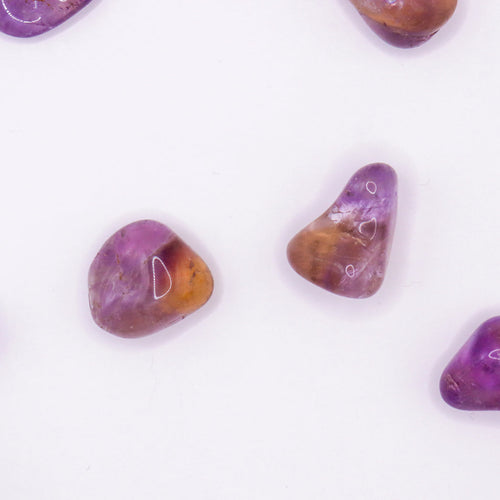 Ametrine rolled stone